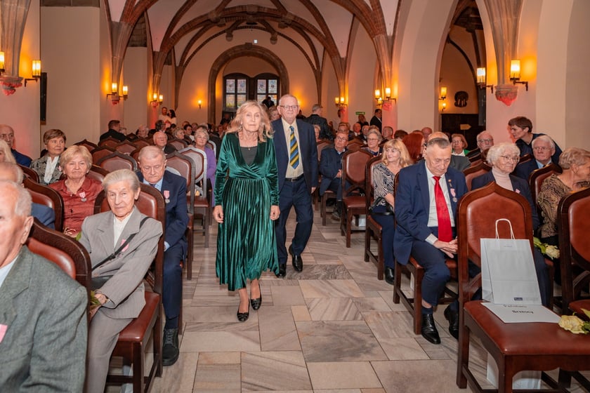 Wręczenie gratulacji parom z przeszlo 50-letnim stażem - 30 września 2025