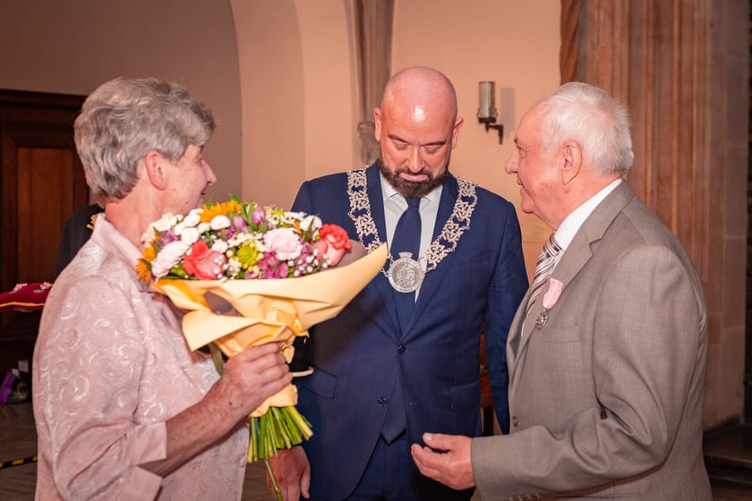 Wręczenie gratulacji parom z przeszlo 50-letnim stażem - 30 września 2025