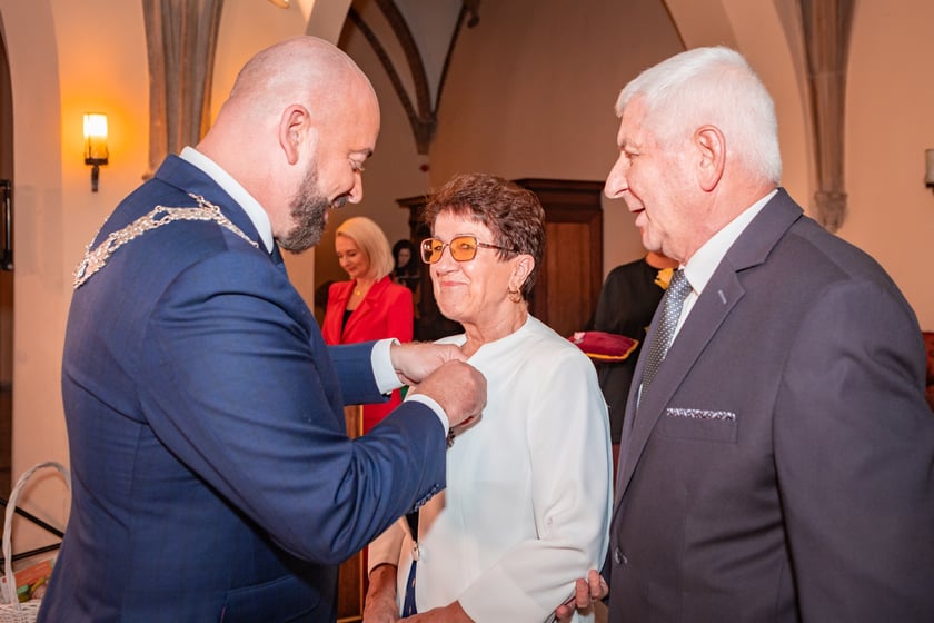 Wręczenie gratulacji parom z przeszlo 50-letnim stażem - 30 września 2025