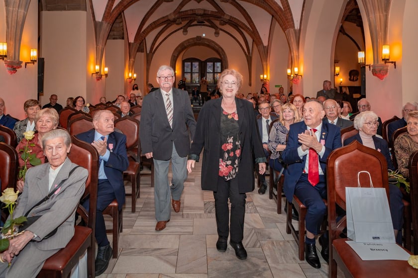 Wręczenie gratulacji parom z przeszlo 50-letnim stażem - 30 września 2025