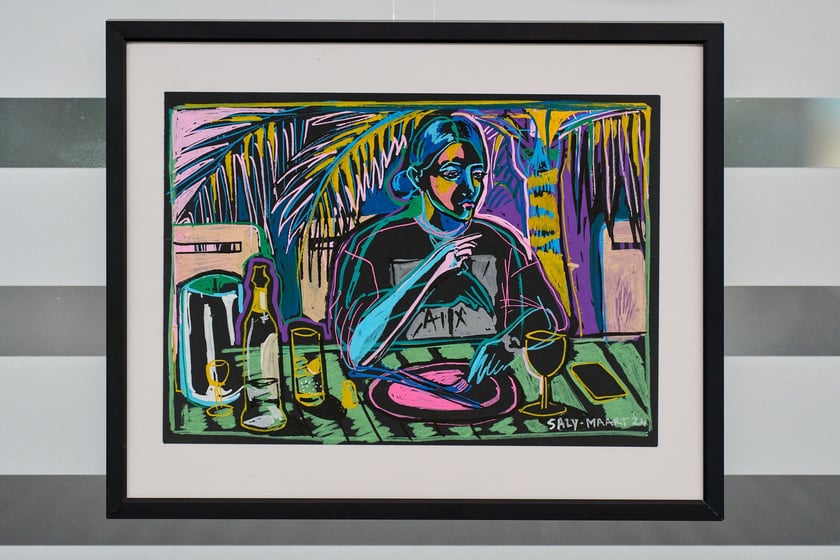 Otwarcie wystawy Kate Bove na wrocławskim lotnisku, 1 października 2025