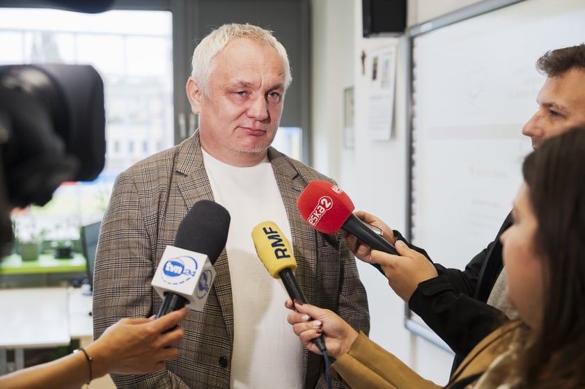 Rafał Just, dyrektor Szkoły Podstawowej nr 84 we Wrocławiu