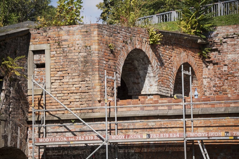 Remont Bastionu Ceglarskiego we Wrocławiu