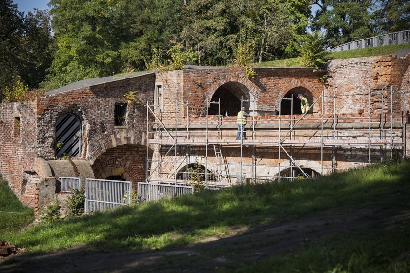 Remont Bastionu Ceglarskiego we Wrocławiu
