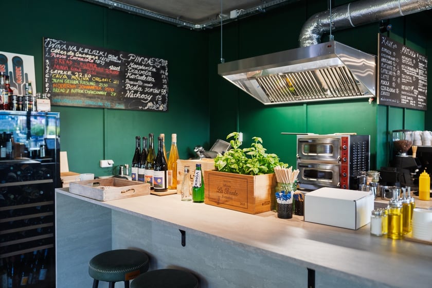 Kawiarnio-winiarnia GRONO przy ul. Rusznikarskiej we Wrocławiu