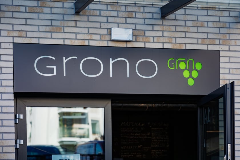 Kawiarnio-winiarnia GRONO przy ul. Rusznikarskiej we Wrocławiu