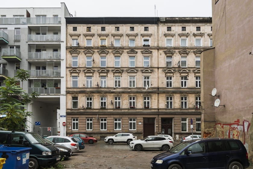 Prądzyńskiego 43 przed remontem, październik 2025