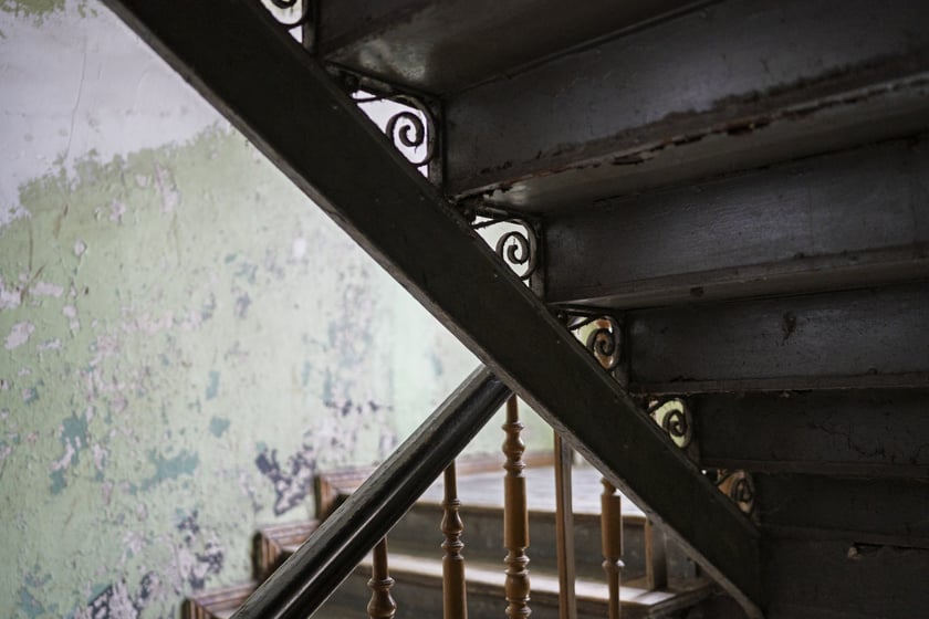 Prądzyńskiego 43 przed remontem, październik 2025