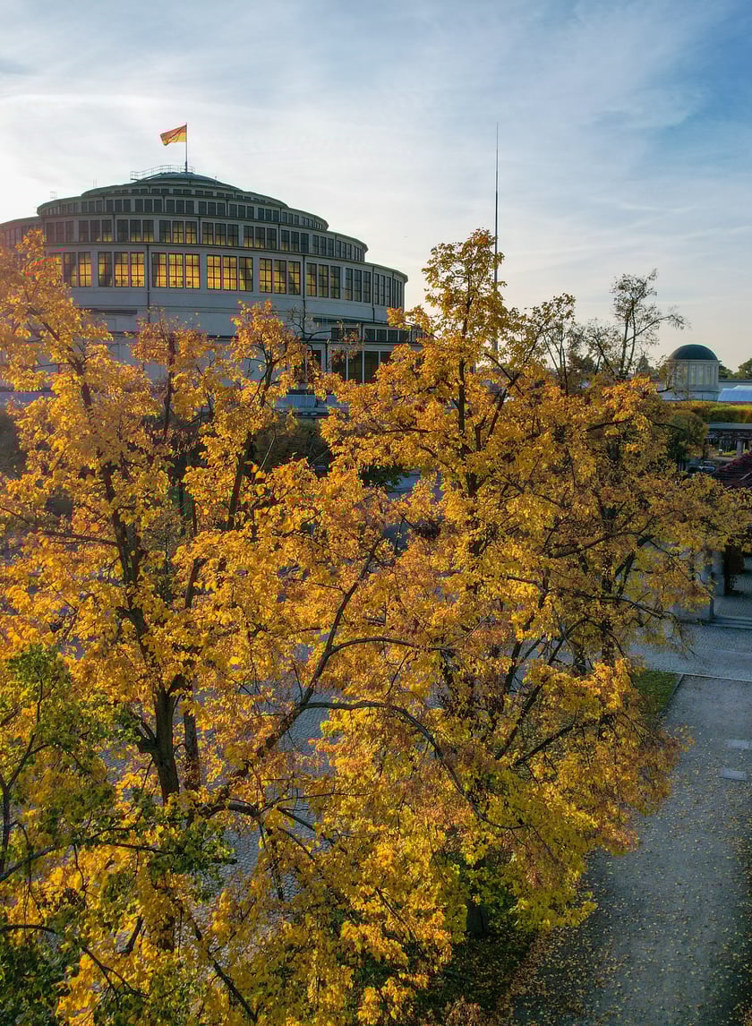 Jesień we Wrocławiu - Hala Stulecia