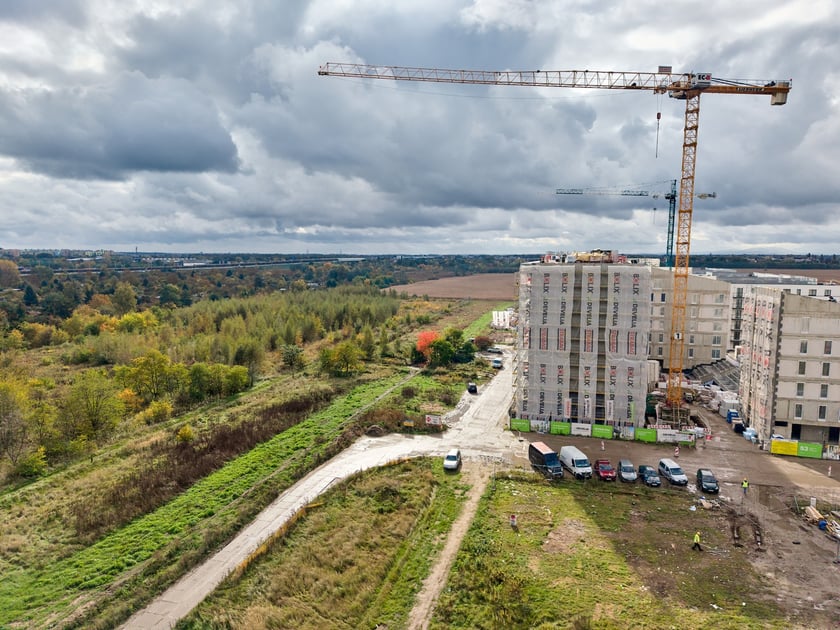 Nowe Żerniki z lotu ptaka