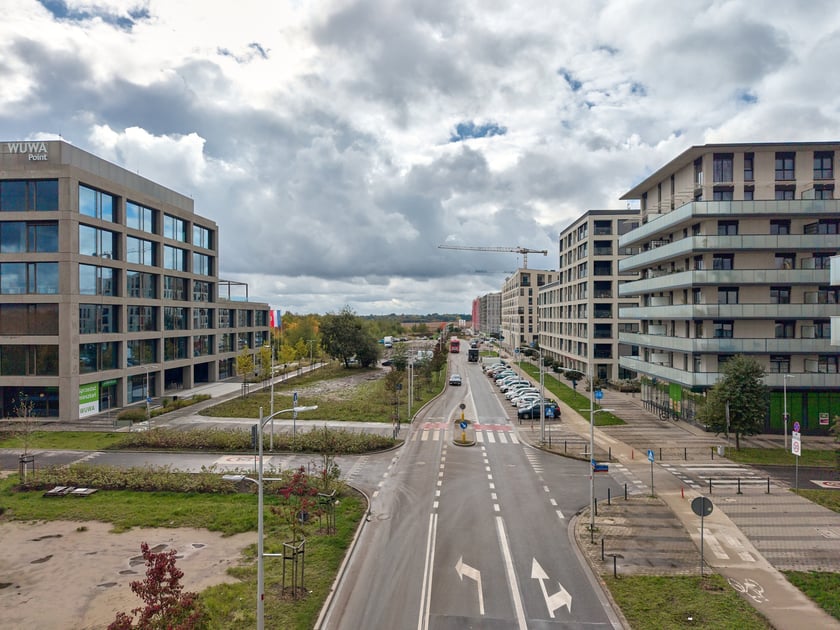 Nowe Żerniki z lotu ptaka