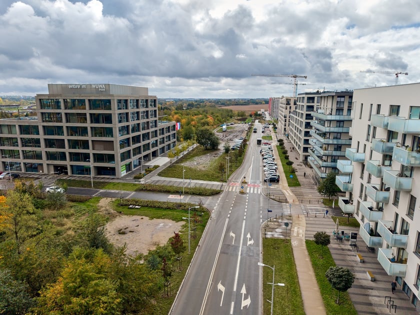 Nowe Żerniki z lotu ptaka