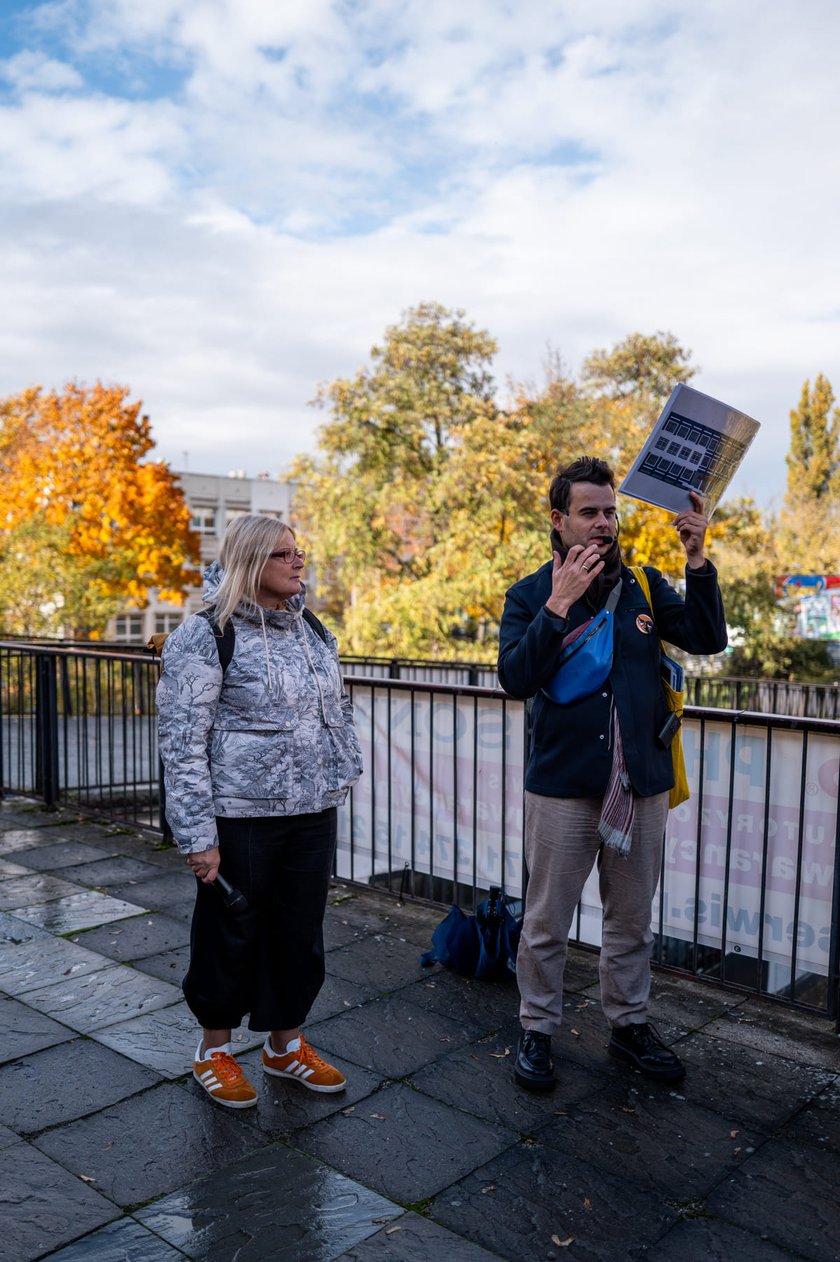 Architektoniczny spacer po Szczepinie. Wrocław, 25.10.2025. Joanna Klima i Krzysztof Ziental