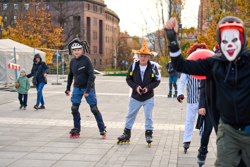 Halloween na rolkach. Wrocław, 25.10.2025