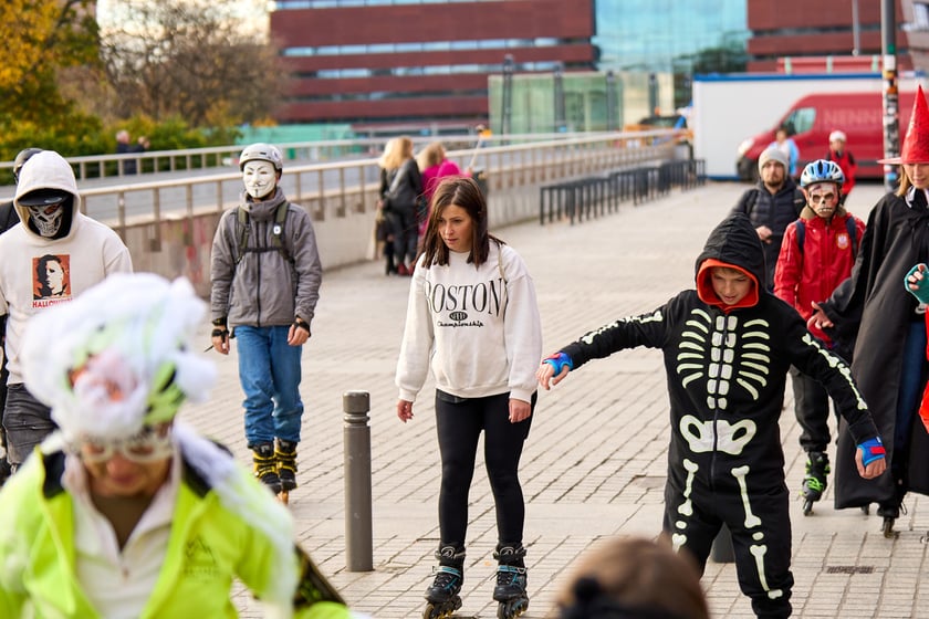 Halloween na rolkach. Wrocław, 25.10.2025