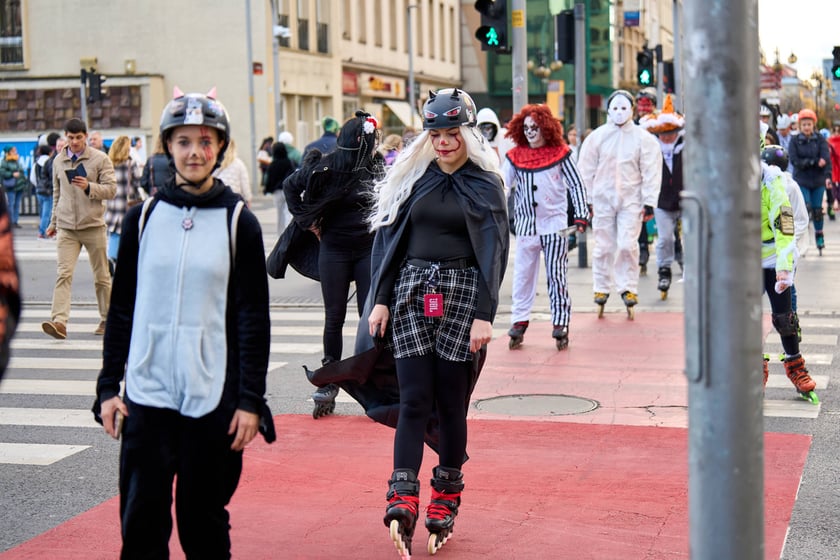 Halloween na rolkach. Wrocław, 25.10.2025