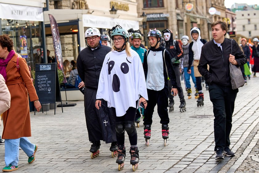 Halloween na rolkach. Wrocław, 25.10.2025