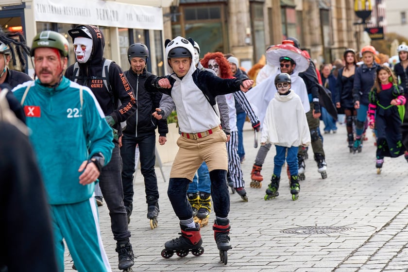 Halloween na rolkach. Wrocław, 25.10.2025