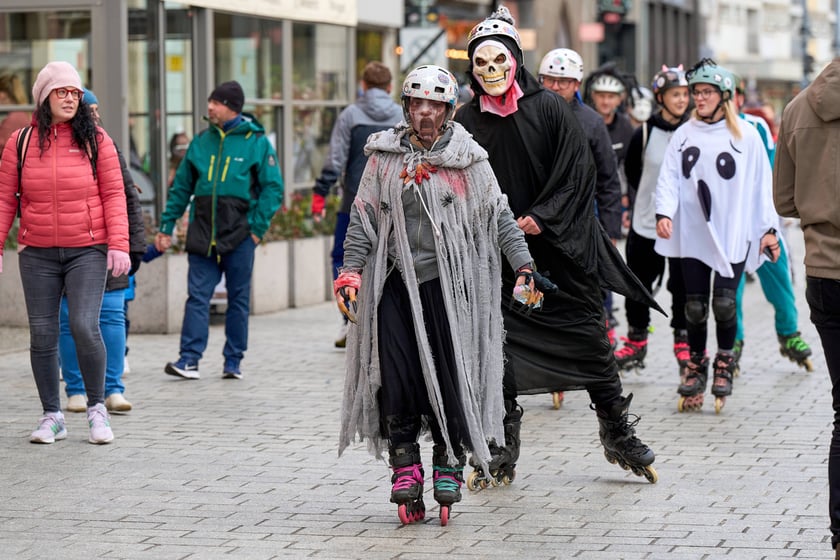 Halloween na rolkach. Wrocław, 25.10.2025