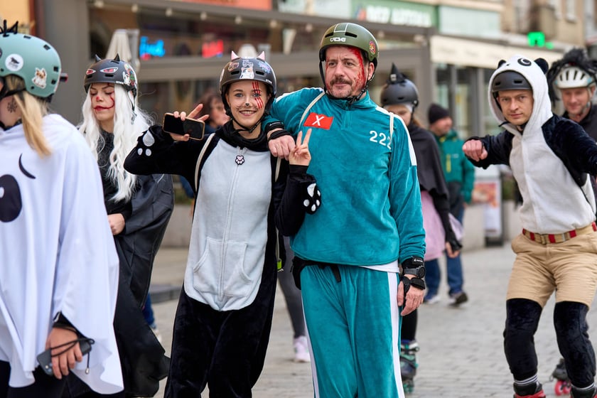 Halloween na rolkach. Wrocław, 25.10.2025