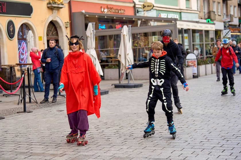 Halloween na rolkach. Wrocław, 25.10.2025