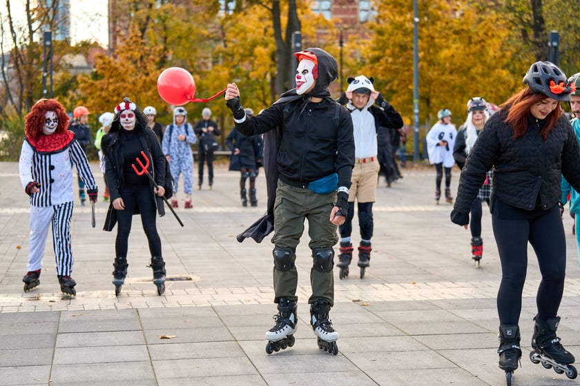 Halloween na rolkach. Wrocław, 25.10.2025