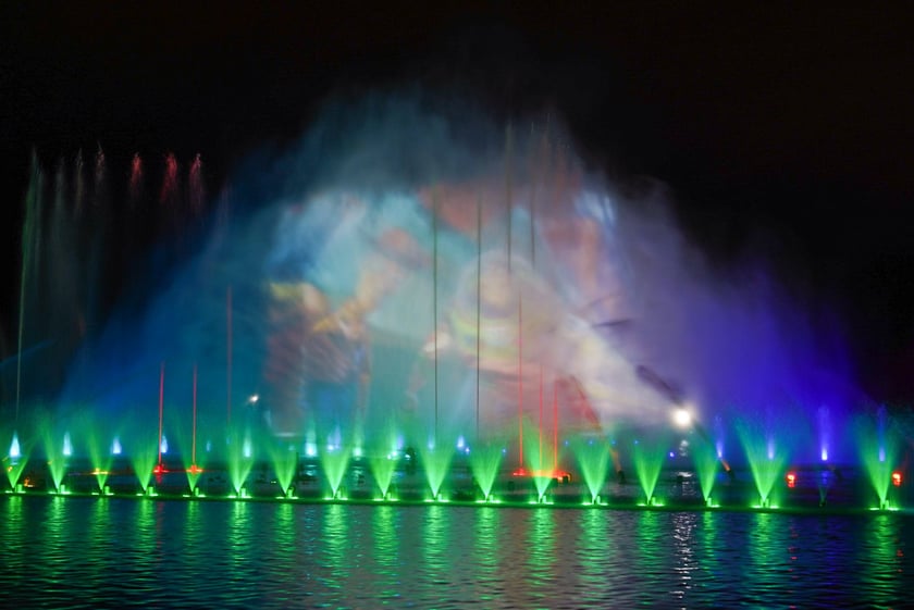 „Noc pokazów” na zakończenie sezonu Wrocławskiej Fontanny Multimedialnej - 26.10.2025