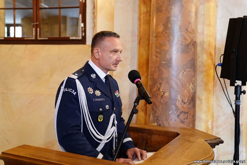 Ślubowane policjantów w Oratorium Marianum. Nadinsp. Paweł Półtorzycki