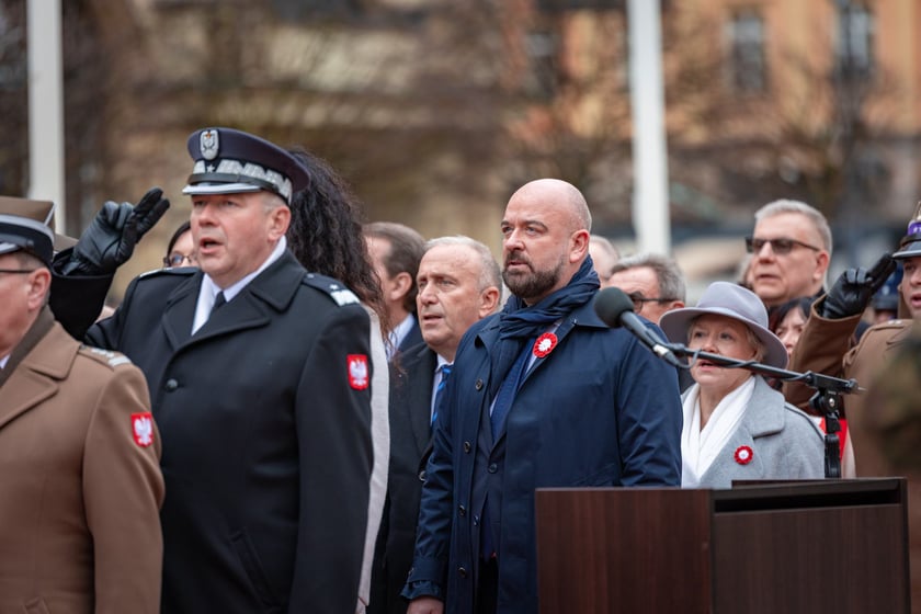 Oficjalne obchody Święta Niepodległości na wrocławskim Rynku