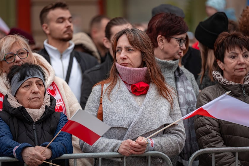 Oficjalne obchody Święta Niepodległości na wrocławskim Rynku