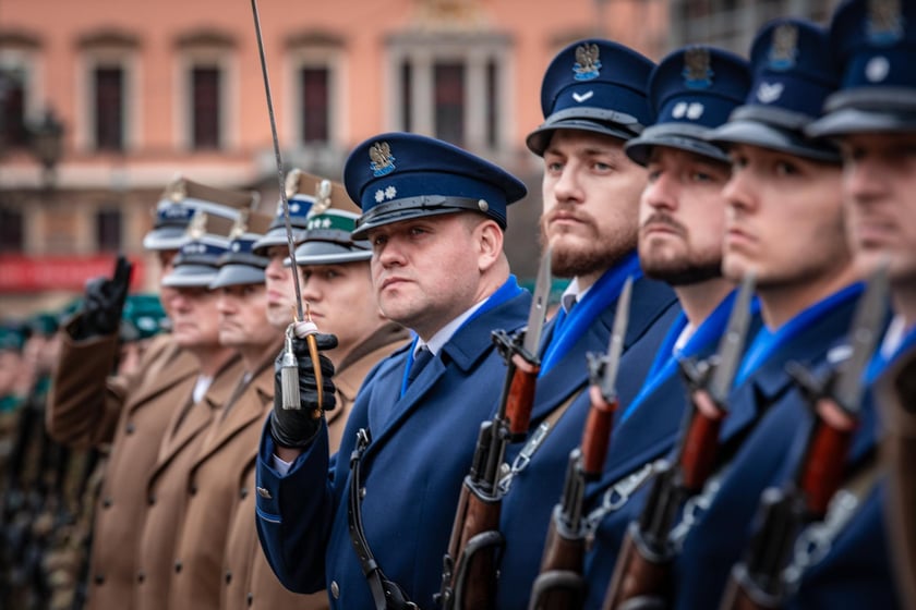 Oficjalne obchody Święta Niepodległości na wrocławskim Rynku