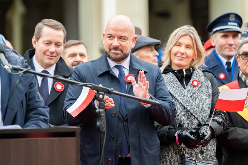 Finał Radosnej Parady Niepodległości w Rynku