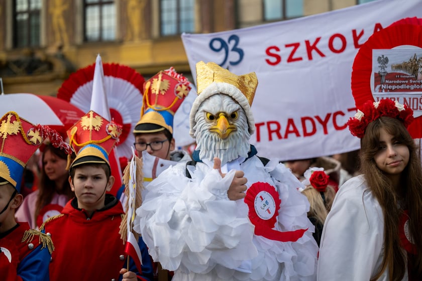 Finał Radosnej Parady Niepodległości w Rynku