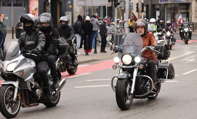 Kawalkada motocykli z okazji Święta Niepodległości we Wrocławiu, 11 listopada 2025