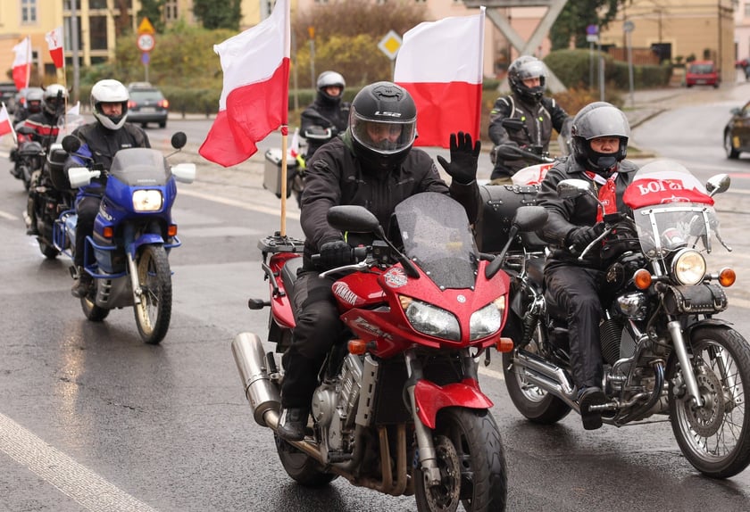 Kawalkada motocykli z okazji Święta Niepodległości we Wrocławiu, 11 listopada 2025