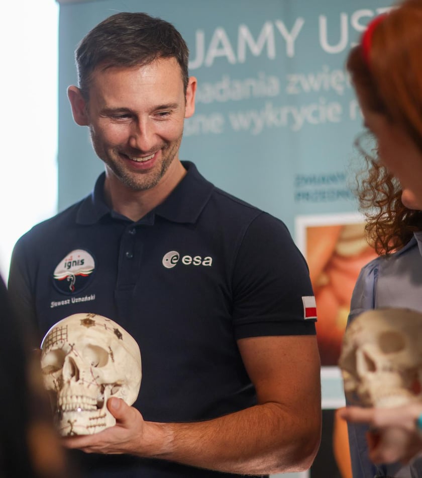 Spotkanie z polskim astronautą dr Sławoszem Uznańskim-Wiśniewskim na Uniwersytecie medycznym we Wrocławiu, 12 listopada 2025