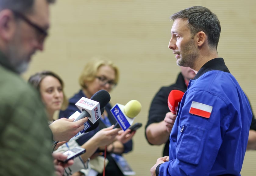 Spotkanie z polskim astronautą dr Sławoszem Uznańskim-Wiśniewskim na Uniwersytecie medycznym we Wrocławiu, 12 listopada 2025