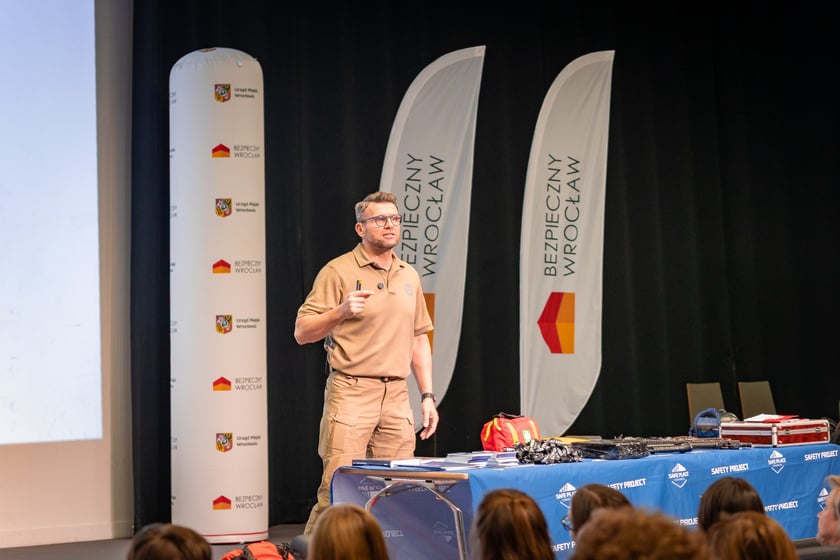 mjr. rez. dr hab. inż. Jarosław Stelmach z Safety Project - prowadzący część ćwiczeniową