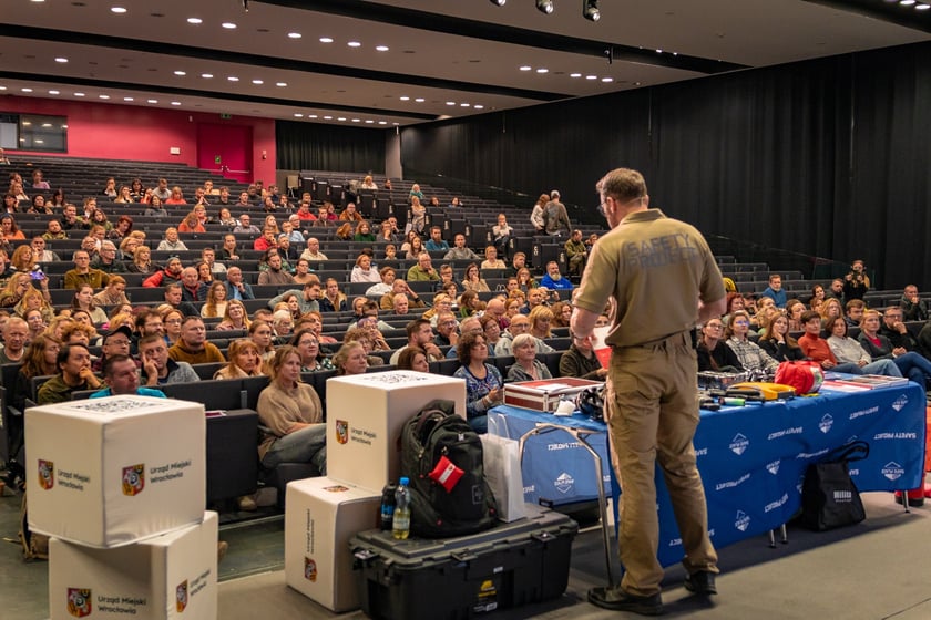 mjr. rez. dr hab. inż. Jarosław Stelmach z Safety Project - prowadzący część ćwiczeniową