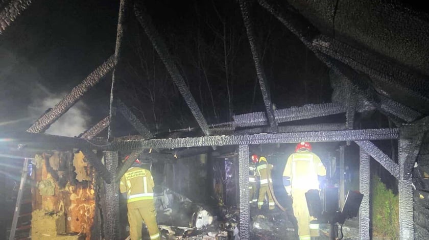 Akcja ratunkowa strażaków