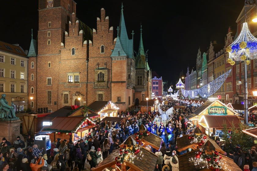 Wieczór otwierający jarmark świąteczny na Rynku we Wrocławiu, 21 listopada 2025