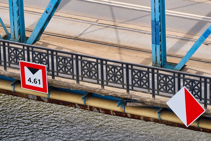 Most Sikorskiego latem 2025 roku