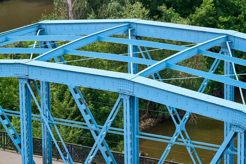 Most Sikorskiego latem 2025 roku