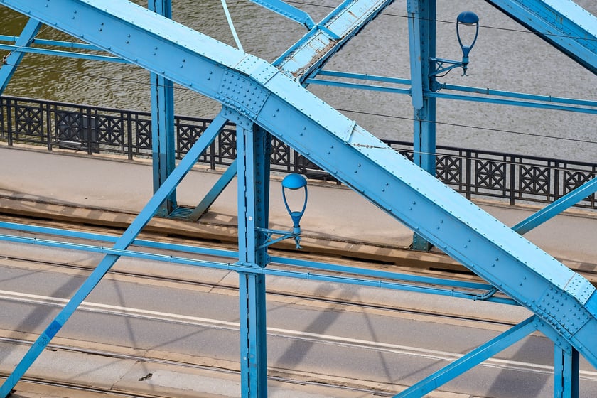 Most Sikorskiego latem 2025 roku