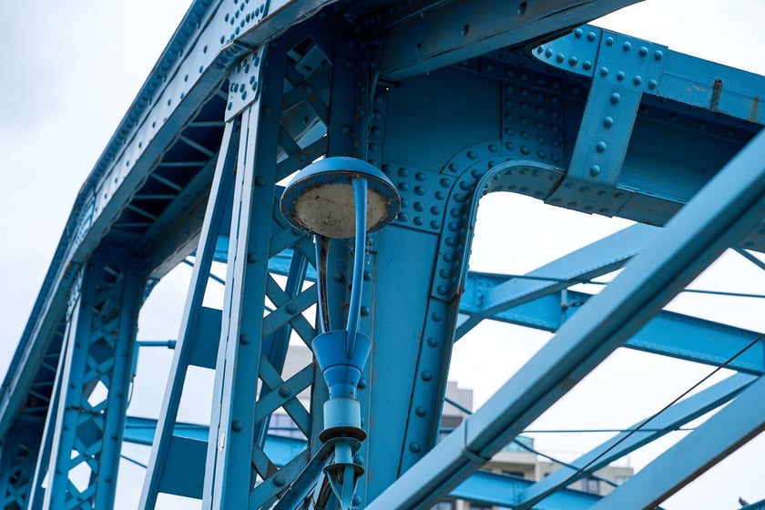 Most Sikorskiego latem 2025 roku