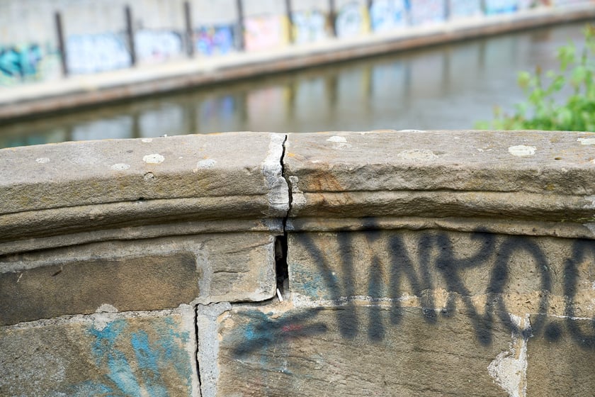 Most Sikorskiego latem 2025 roku