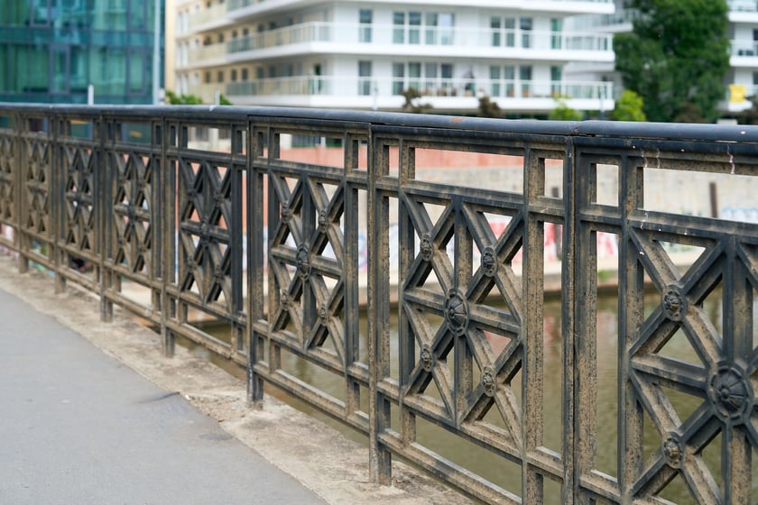 Most Sikorskiego latem 2025 roku