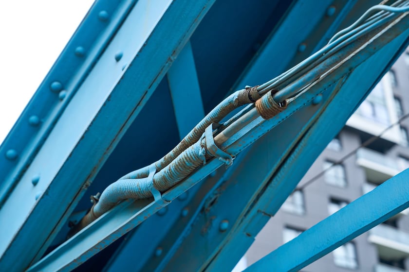 Most Sikorskiego latem 2025 roku