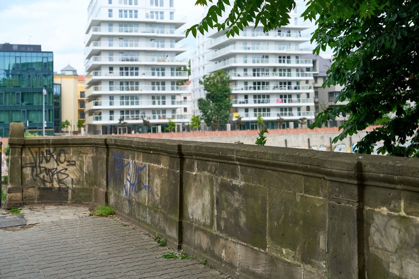 Most Sikorskiego latem 2025 roku