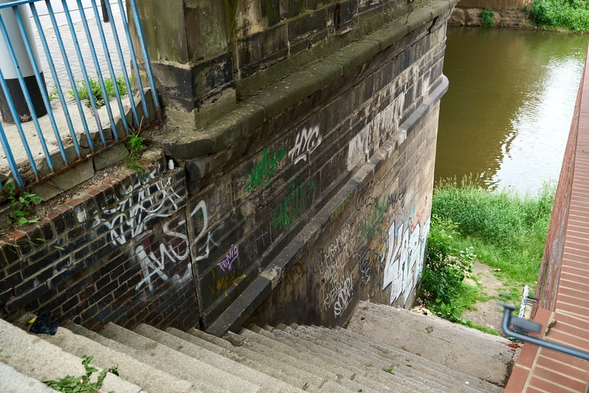 Most Sikorskiego latem 2025 roku